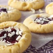 Raspberry White Chocolate Cheesecake Cookies